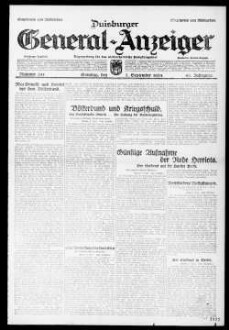 Duisburger General-Anzeiger. 1914-1935