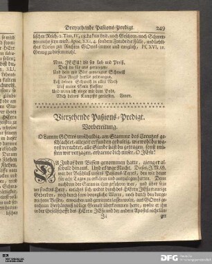 Vierzehende Paßions-Predigt.