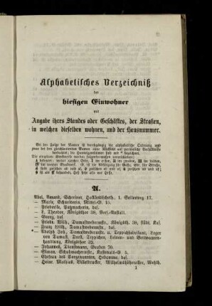 Buchstabe A