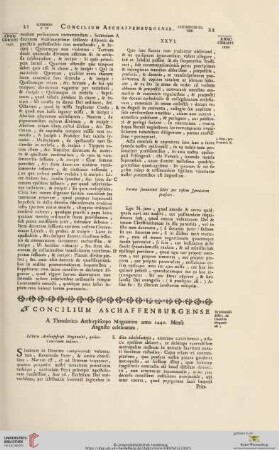 Concilium Aschaffenburgense