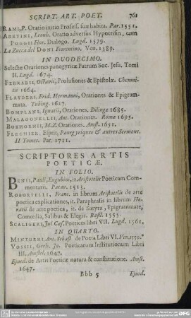 Scriptores Artis Poeticae