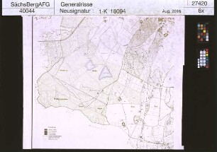 Freiberg und Umgebung, südwestlicher Teil