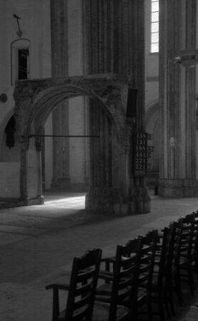 Lübeck: St. Marien, innen, alter Bogen