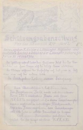 2.1915: Schützengrabenzeitung