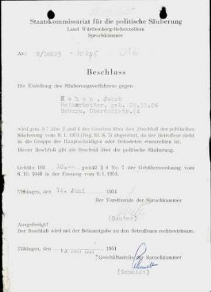 Kohen, Jakob