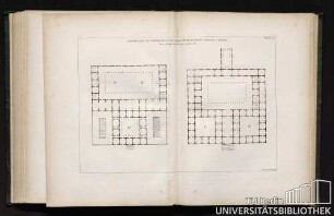 Planche 24. Assemblages De Portiques Et De Piéces De Trois Entr'-Axes De Largeur, avec de pièces de cinq, cours, &c.
