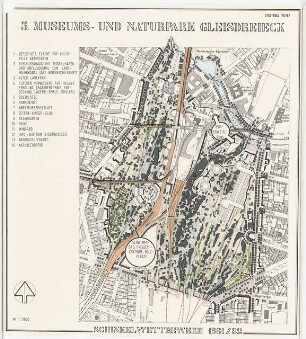 Städteräumliches Konzept für das Museum für Verkehr und Technik, Berlin-Kreuzberg Schinkelwettbewerb 1982: Lageplan 1:2000