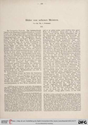3: Bilder von seltenen Meistern, 20, Cornelis Vroom