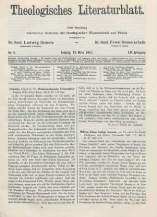 82-83 [Rezension] Hebrew Union College Annuals, vol. VI
