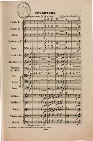Ouverture in C Dur für großes Orchester : (Trompeten-Ouverture) ; op. 101 ; No. 30 der nachgelassenen Werke ; (zweite Folge)