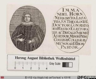 Bildnis Immanuel Horn