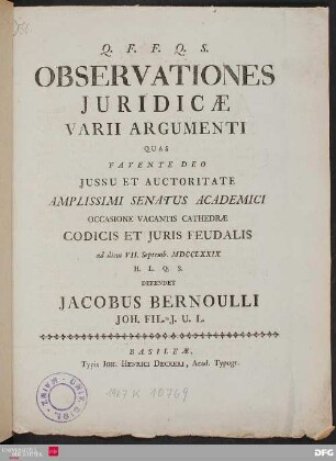Observationes Juridicæ Varii Argumenti