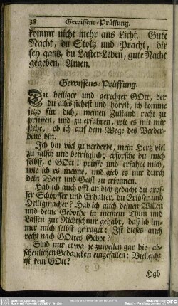 Gewissens-Prüfung