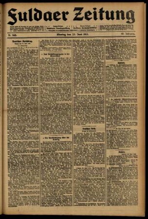 Ausgabe vom Montag, den 23. Juni 1913.