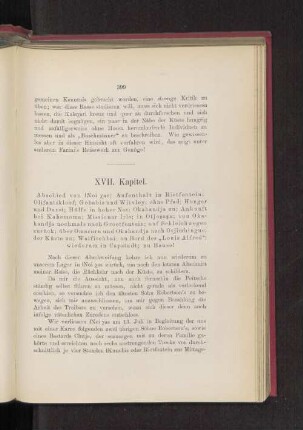 XVII. Kapitel.