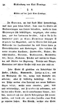 §. 8. Städte auf der Insel San-Domingo.