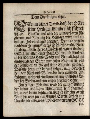 Dem Christlichen Leser