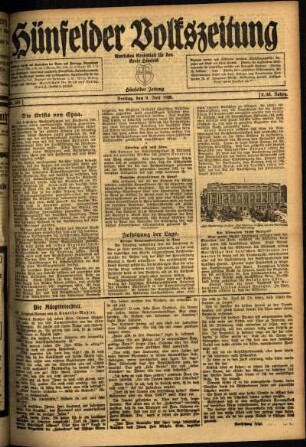 Ausgabe vom Freitag, den 09. Juli 1920.