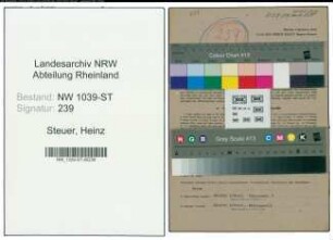 Entnazifizierung Heinz Steuer , geb. 01.02.1892 (Bueroangestellter)