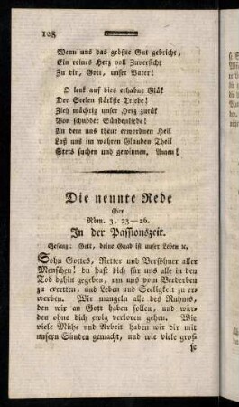 108-121, Die neunte Rede über Röm. 3, 23-26.