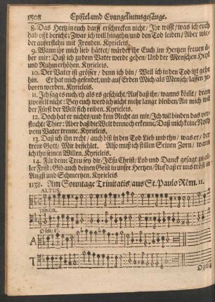 Am Sonntage Trinitatis - Am Siebenzehenden Sonntage nach Trinitatis