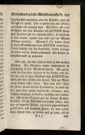 697-699, Aber ach, wie sehr fehlt es noch in den meisten ...