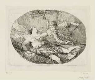 Tarquinius und Lucrezia, Blatt 16 der Folge "Recueil de différents sujets"