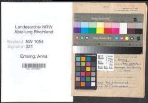 Entnazifizierung Anna Ernsing , geb. 04.07.1885 ()