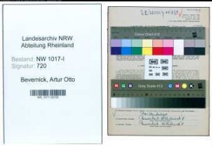 Entnazifizierung Artur Otto Bevernick , geb. 22.11.1919 (Kaufmaennischer Angestellter)