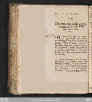 Tit. XIII. De extraordinariis cognitionibus, & si iudex litem suam fecisse diceretur.