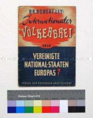 Illustrierte Propagandaschrift zu den Zielen der nationalsozialistischen Europa-Politik