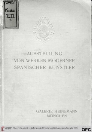 Ausstellung von Werken moderner spanischer Künstler