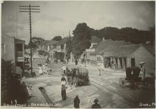 Straßenszene in Bridgetown