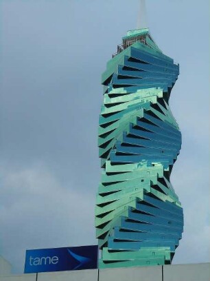 Panama-City - Hochhäuser im Geschäftsviertel : Wohn-und Bürohochhäuser prägen das Stadtbild. Aufgenommen am 14. September in Panama-City