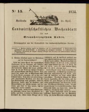 No 15. 11. April. 1834