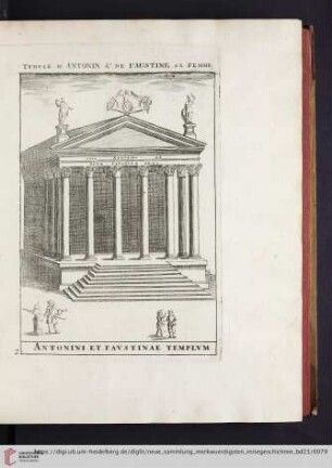 Temple d'Antonin & de Faustine sa Femme