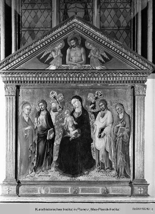 Madonna mit Kind mit dem Heiligen Philipp, Heiligen Jakob, Heiliger Anne, Heiliger Magdalena
