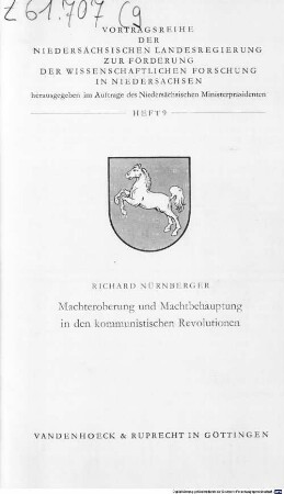 Machteroberung und Machtbehauptung in den kommunistischen Revolutionen