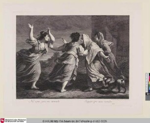 Nec serus ignis, nec tremendo Juppiter ipse ruens tumultu [Streitende Frauen, die aufeinander losgehen wollen]