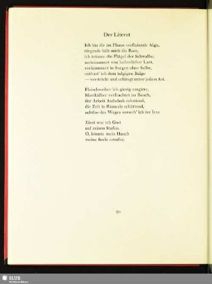 Der Literat