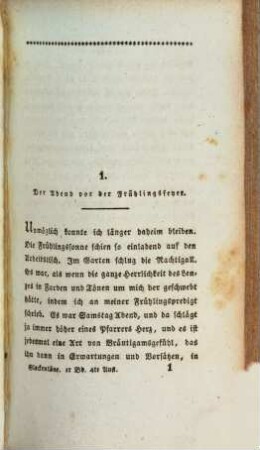 Glockentöne : Erinnerungen aus dem Leben eines jungen Geistlichen, 1