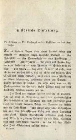 Historische Einleitung