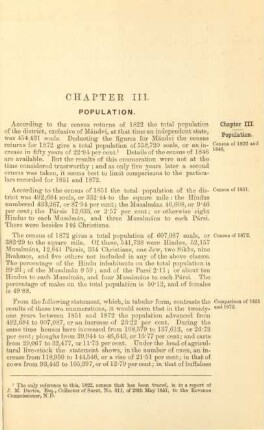 Chapter III. Population