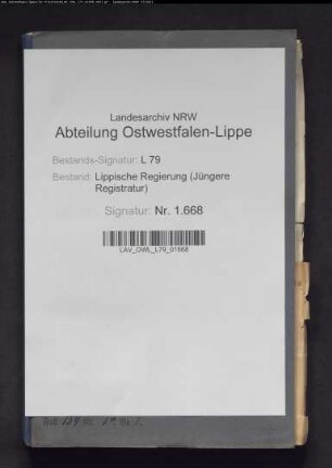 Heranziehung lippischer Wander-Ziegelarbeiter zur Kirchensteuer in auswärtigen Gemeinden