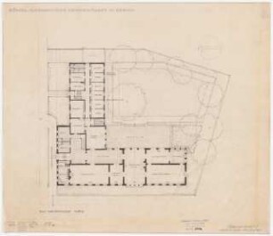 Jugoslawische Gesandtschaft, Berlin-Tiergarten: Grundriss EG 1:200