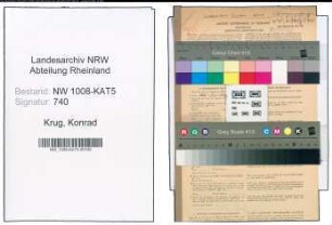 Entnazifizierung Konrad Krug , geb. 17.04.1898 (Landwirt)