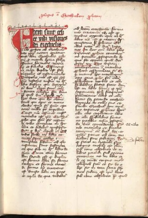 Postilla litteralis in Vetus Testamentum (Ez-Mal) - Staatliche Bibliothek Ansbach Ms. lat. 87