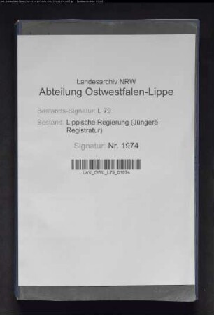Regulierung der lippisch-preußischen Grenze, Band 11