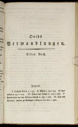 Elftes Buch.