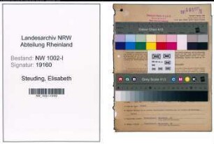 Entnazifizierung Elisabeth Steuding, geb. 01.08.1908 (Buchhalterin)